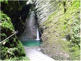 Kobarid - The Large Kozjak waterfall